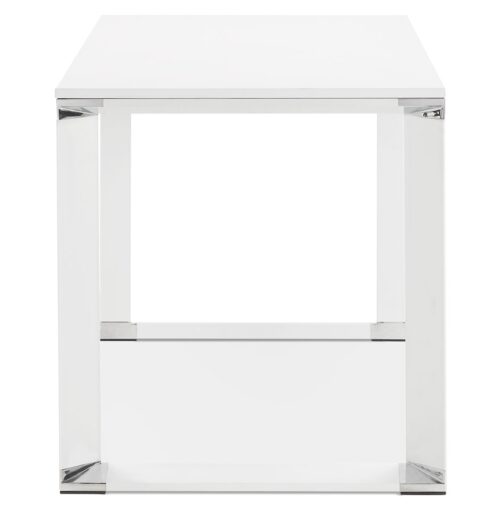 Petit bureau design en bois blanc XLINE 140x70 cm 2