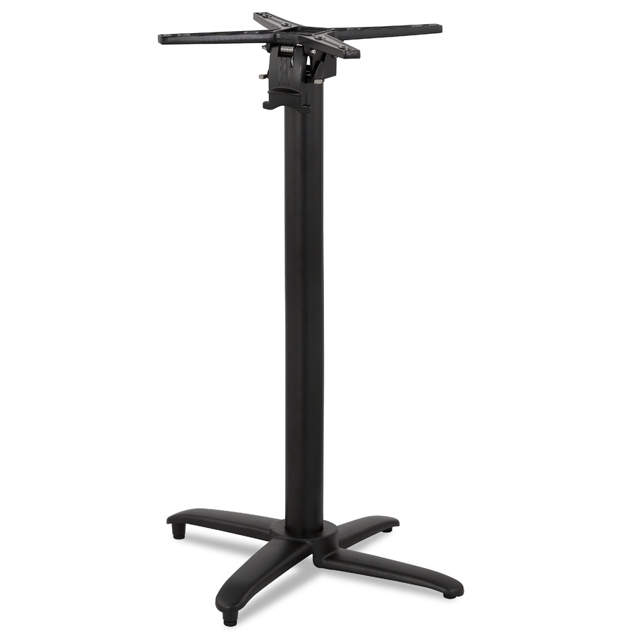 Pied de table PRATIK 110 en aluminium noir