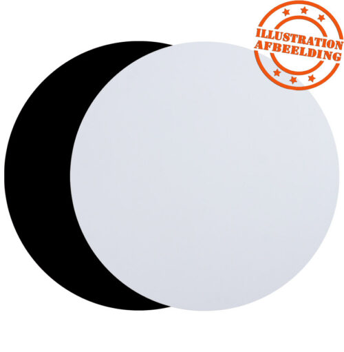 Plateau rond noir RINGO O 60cm 1