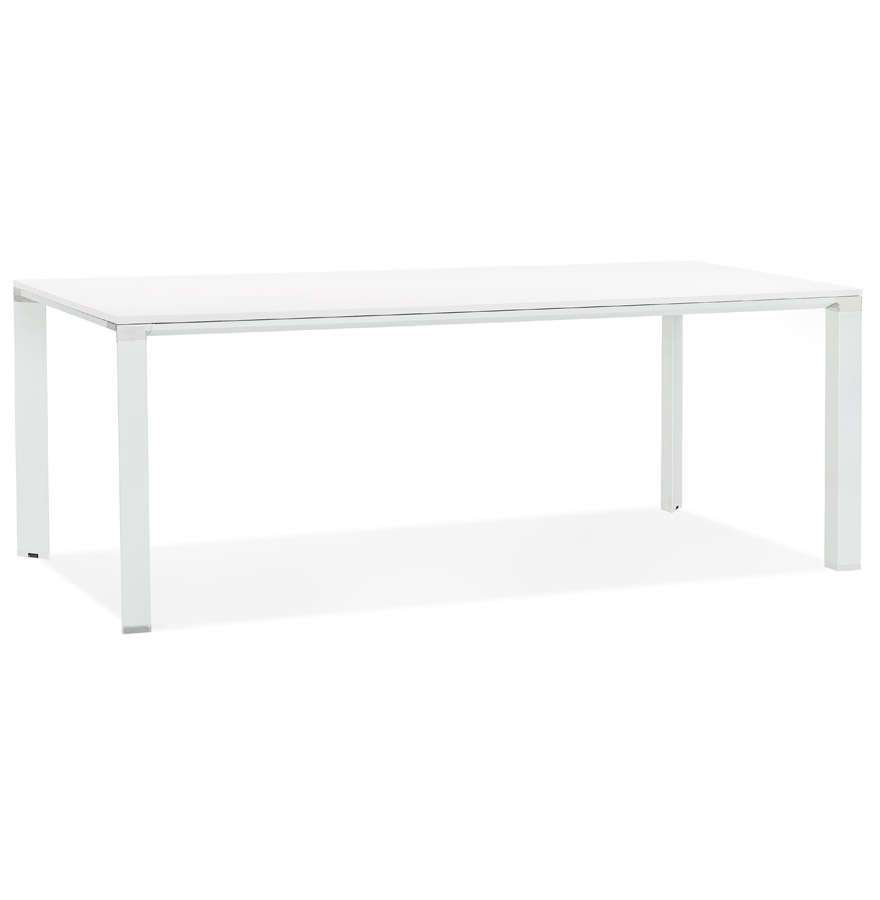 Table XLINE design en bois blanc - 200x100 cm