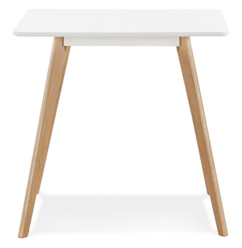 Table a manger GENIE bois blanc 80x80 cm 1