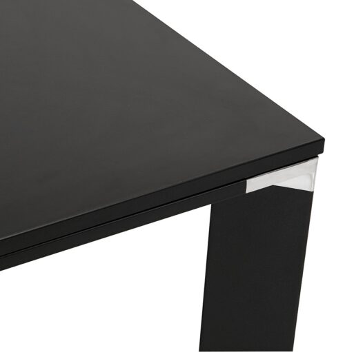 Table bar XLINE HIGH bois noir 140x70 cm 2