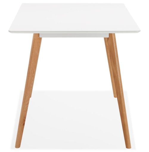 Table blanche MARIUS design scandinave 120x80 cm 2