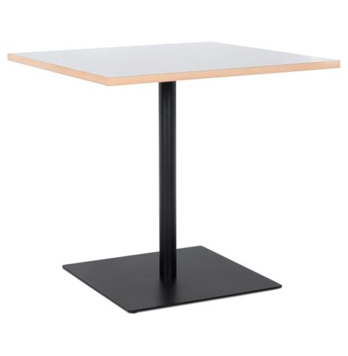 Table carrée FUSION SQUARE blanche - 80x80 cm