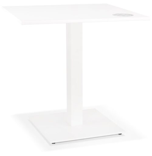 Table carrée MUFFIN blanche - 68x68 cm