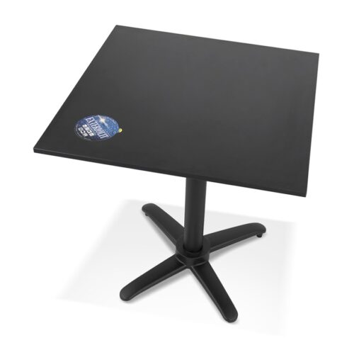 Table carree pliante NOCTALI noir 68x68 cm 2