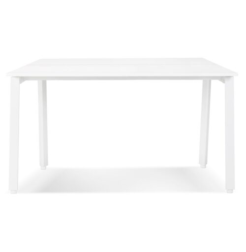 Table de reunion AMADEUS SQUARE blanc 160x160 cm 1