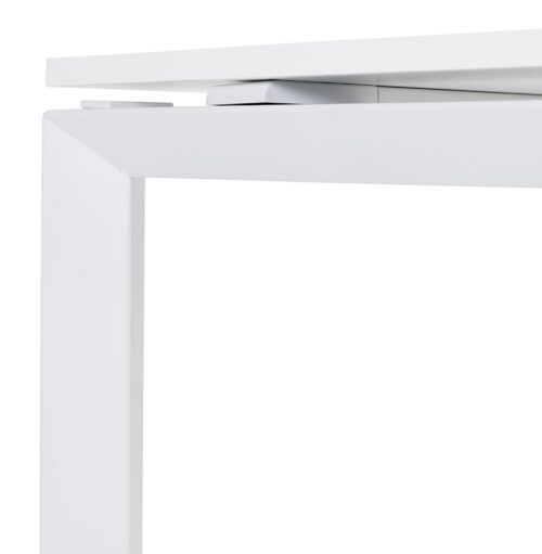 Table de reunion BAKUS SQUARE blanc 140x140 cm 2