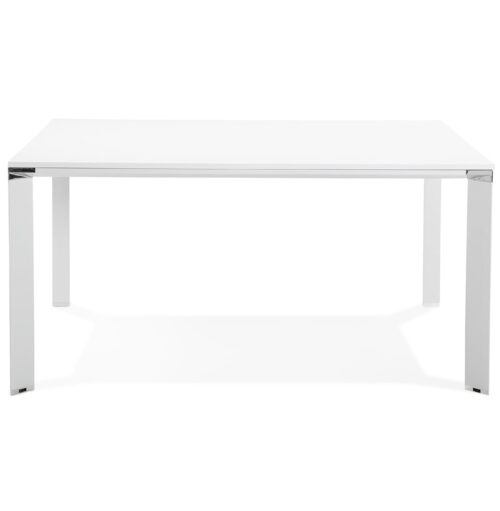 Table de reunion blanche XLINE SQUARE 160x160 cm 1