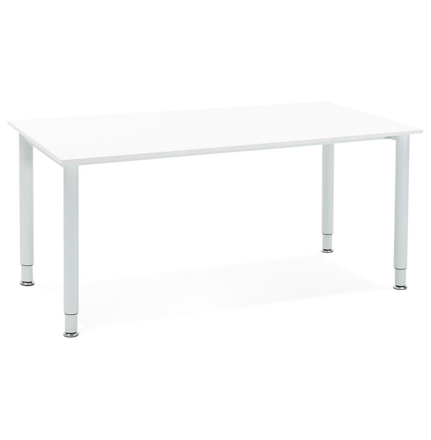 Table de réunion/bureau design FOCUS blanc - 160x80 cm en vedette