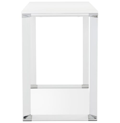 Table haute en bois blanc XLINE HIGH TABLE 140x70 cm 2