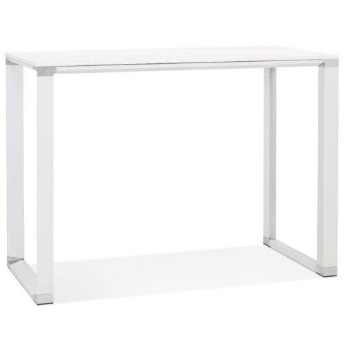 Table haute en bois blanc XLINE HIGH TABLE - 140x70 cm