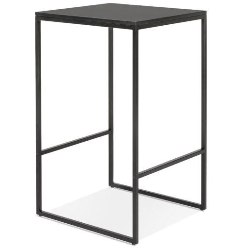 Table haute noire style industriel ORTOS pour professionnels 2