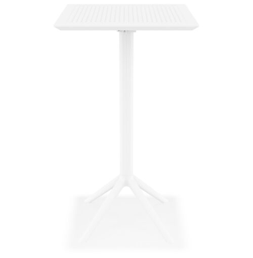 Table haute pliable FOLY BAR blanche interieurexterieur 1