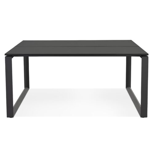 Table reunionbureau bench BAKUS SQUARE noir 160x160 cm 1