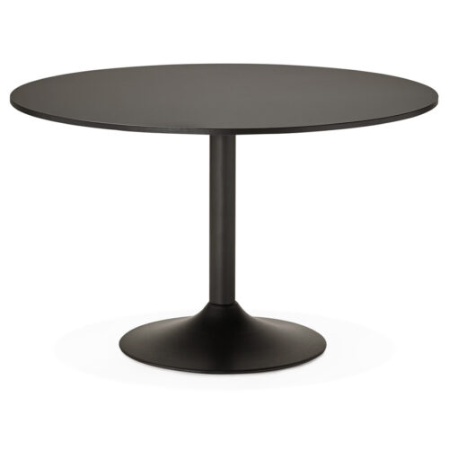 Table ronde ATLANTA noire O 120 cm 1