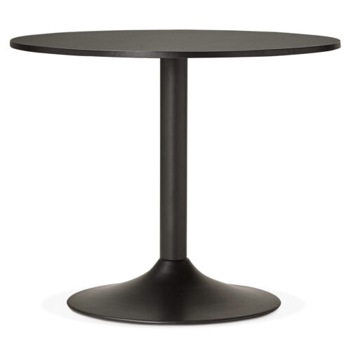 Table ronde ATLANTA noire - Ø 90 cm