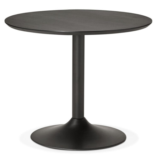 Table ronde CHEF noir O90 cm 1