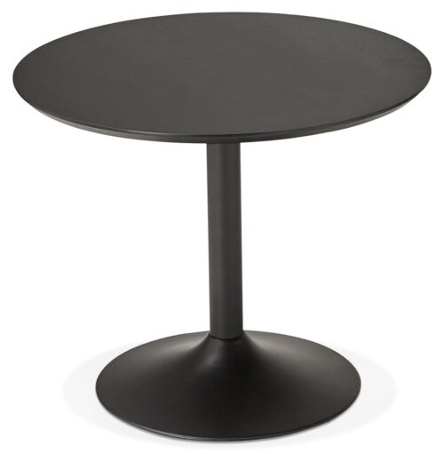 Table ronde CHEF noir O90 cm 2