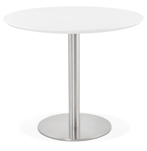 Table ronde INDIANA blanche O 90 cm 1