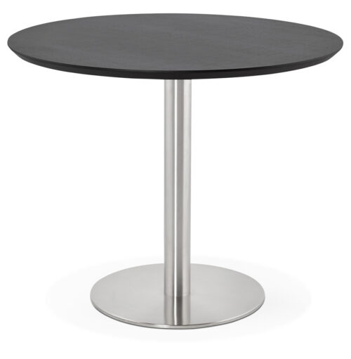 Table ronde INDIANA noire O 90 cm 1