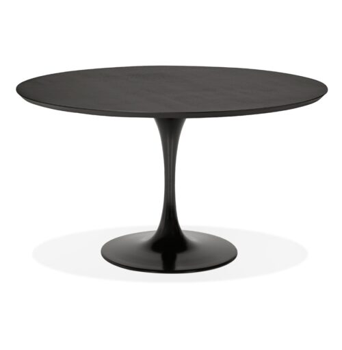 Table ronde design GLOBO noire - Ø120 cm