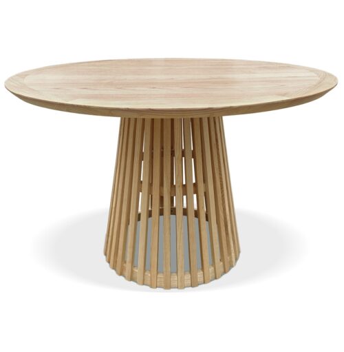 Table ronde en bois naturel PERI - ø 120 cm