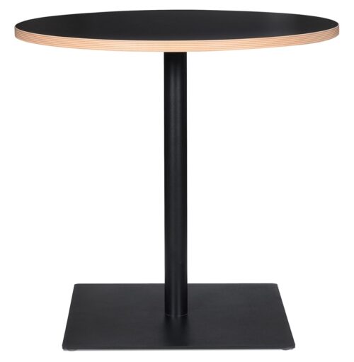 Table ronde noire FUSION ROUND O 80 cm 1