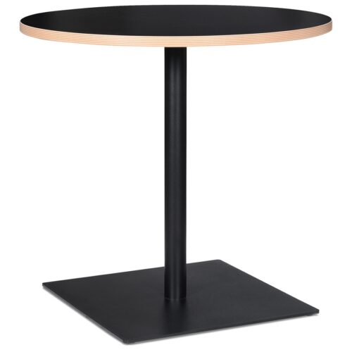 Table ronde noire FUSION ROUND Ø 80 cm