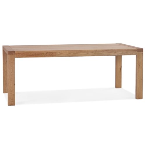 Table salle a manger extensible EXTENSA Chene massif 200280x100cm 1