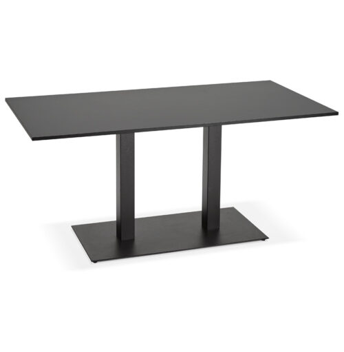 Table/bureau design noir AUSTIN 160x80 cm