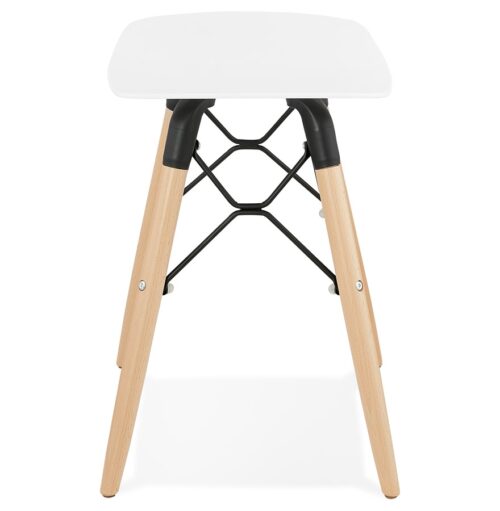 Tabouret ALADIN blanc design scandinave 2