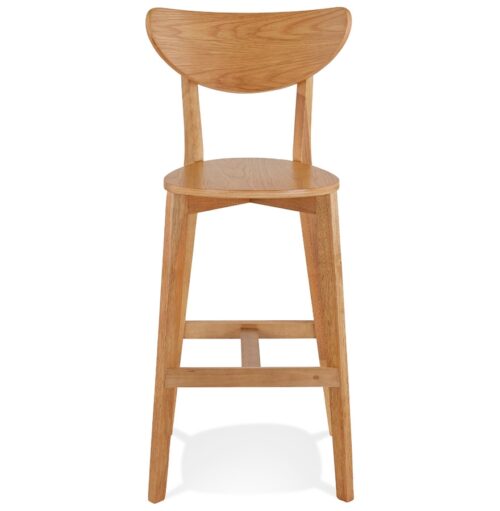 Tabouret LEONARDO bois naturel lot de 2 Prix unitaire 1