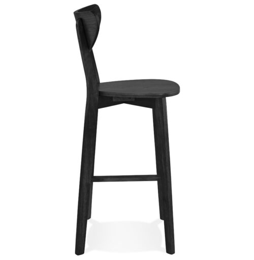 Tabouret LEONARDO en bois noir Lot de 2 Prix unitaire 2