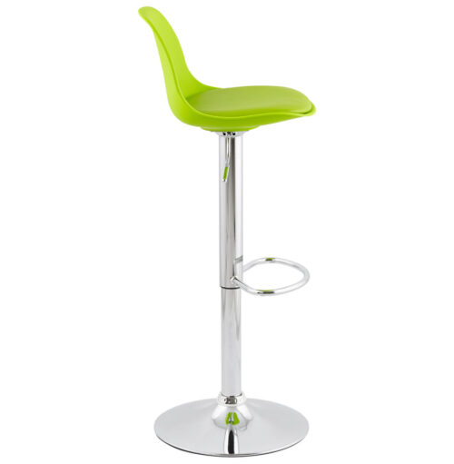 Tabouret PRINCES vert reglable dossier ergonomique 2