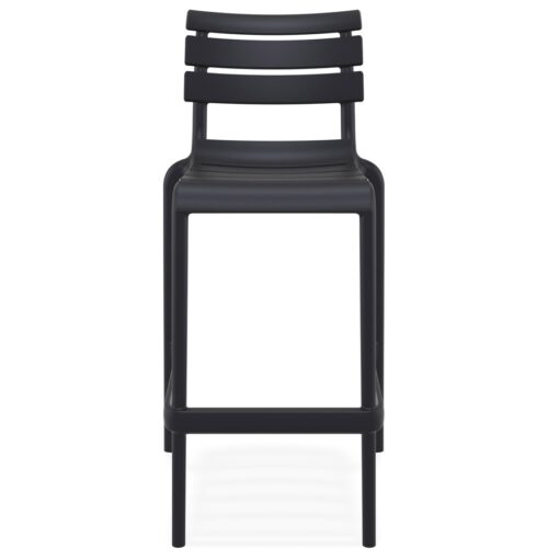 Tabouret bar NOBU noir plastique Elegance moderne 1