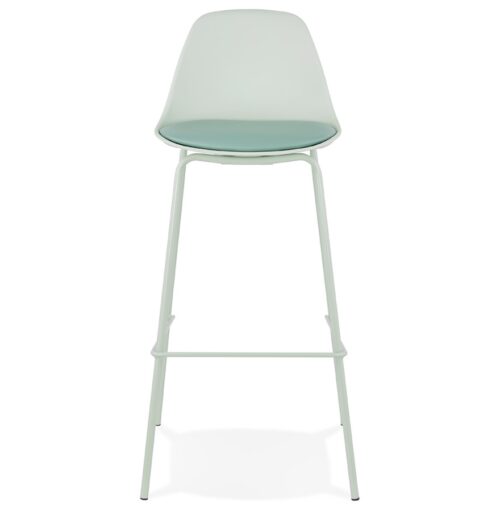 Tabouret de bar COOKIE vert clair industriel 1