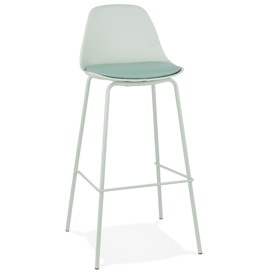 Tabouret de bar COOKIE vert clair industriel