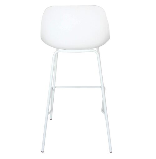 Tabouret de bar GRANO blanc polyvalent 2