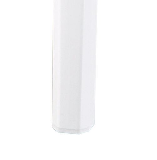 Tabouret de bar en plastique blanc LENO 2