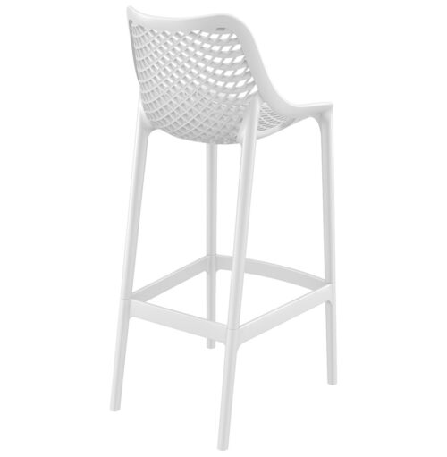 Tabouret de jardin en plastique blanc BROZER 1