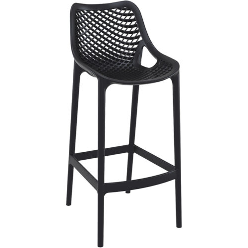 Tabouret de jardin plastique BROZER noir