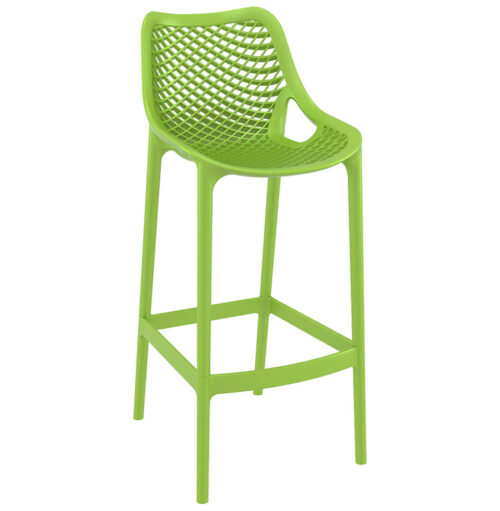 Tabouret de jardin vert en plastique BROZER 1