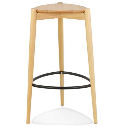 Tabouret haut TIARA frene naturel 1