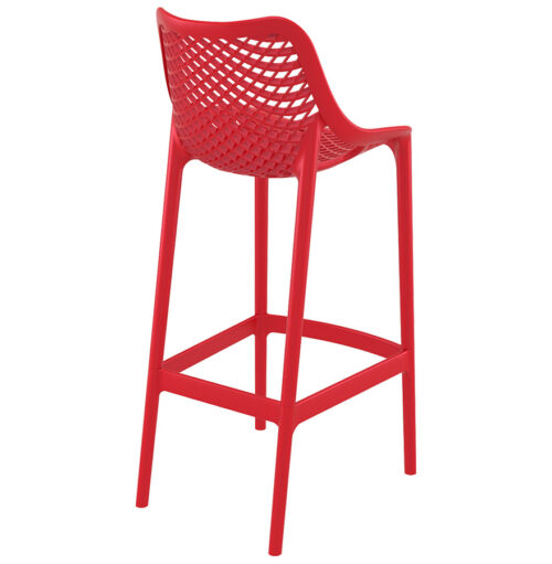 Tabouret jardin plastique rouge BROZER 1