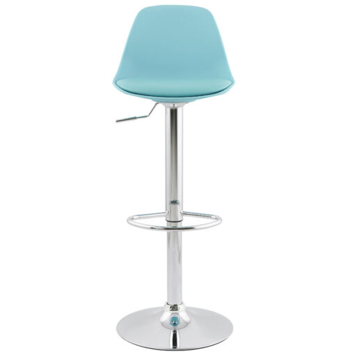 Tabouret reglable PRINCES bleu Haut dossier confortable 1