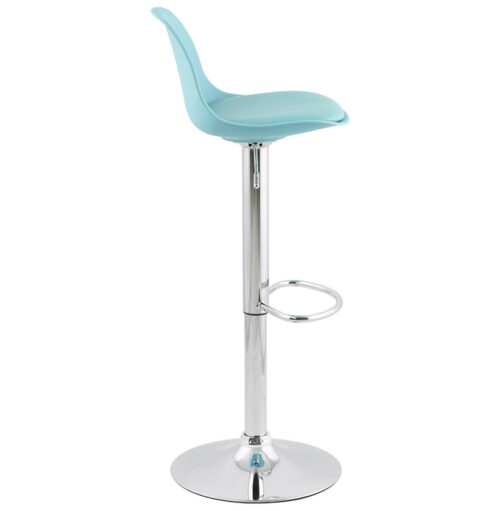 Tabouret reglable PRINCES bleu Haut dossier confortable 2