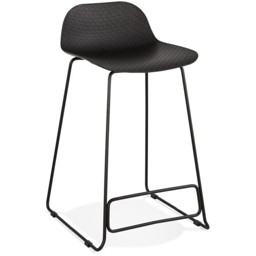 Tabouret snack BABYLOS MINI noir – Style mi-hauteur