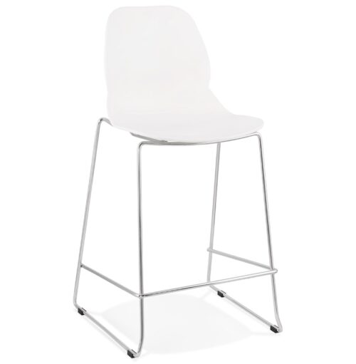 Tabouret snack BERLIN MINI blanc