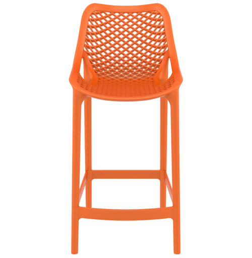 Tabouret snack BROZER MINI mi hauteur orange 2